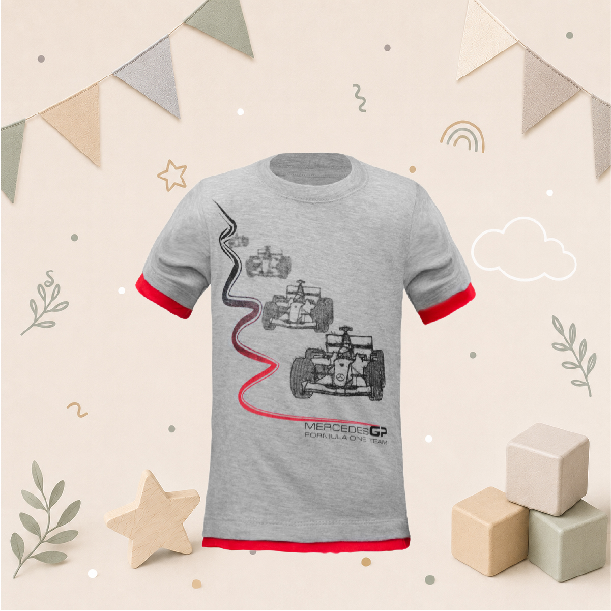 Remera Kids GP - Gris