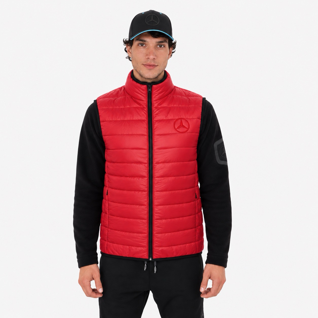 Chaleco Mercedes-Benz Hombre - Rojo
