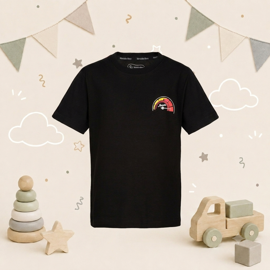 Remera F1 Kids - Negro