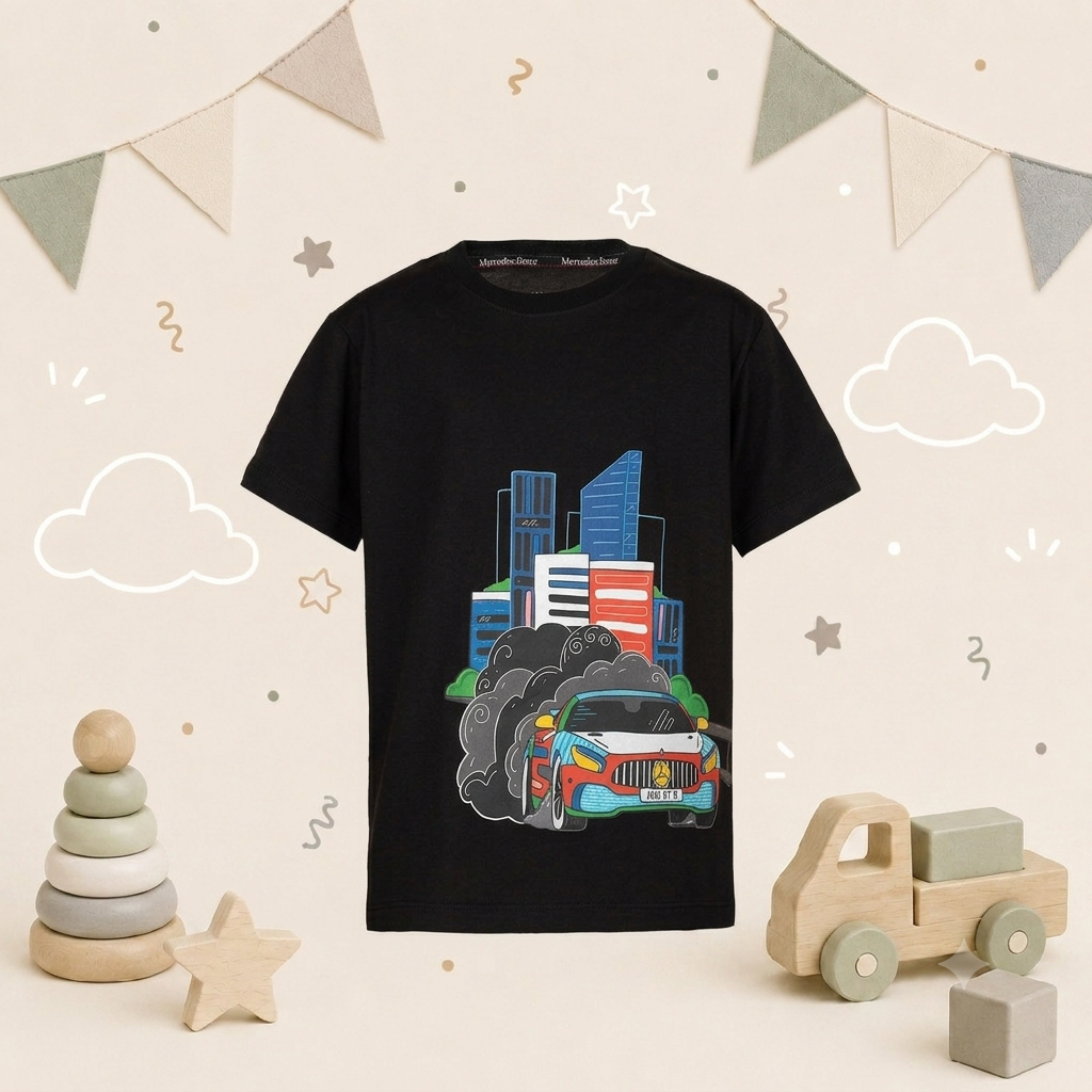 Remera Buenos Aires kids - Negro