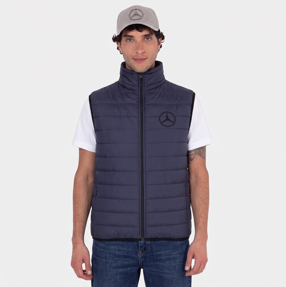Chaleco Mercedes-Benz Hombre - Azul
