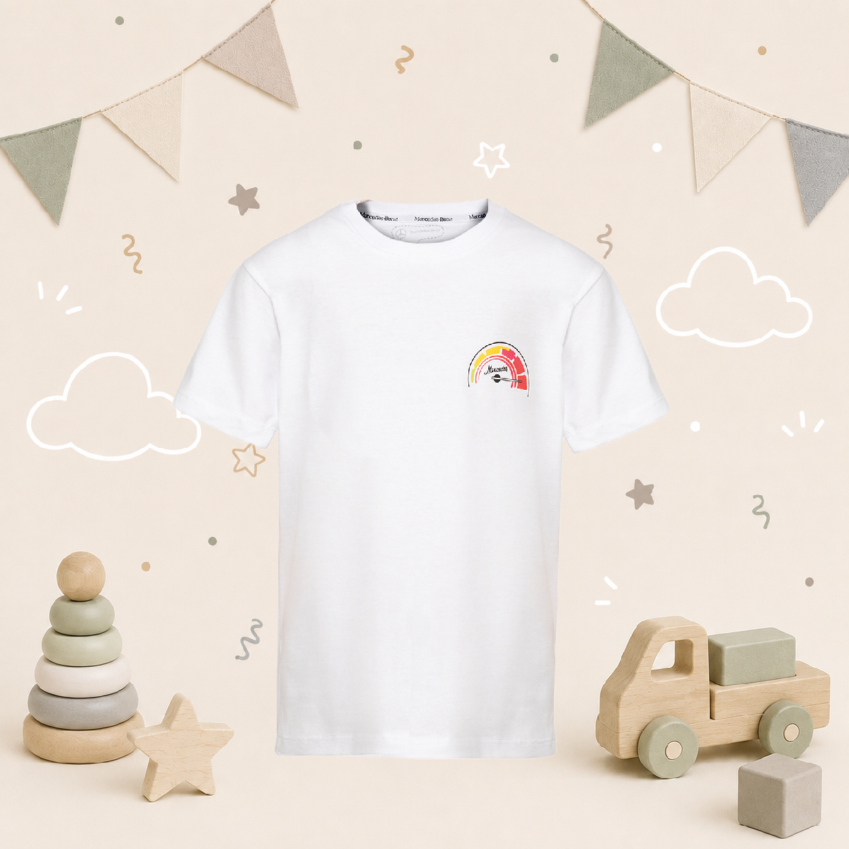 Remera F1 Kids - Blanco