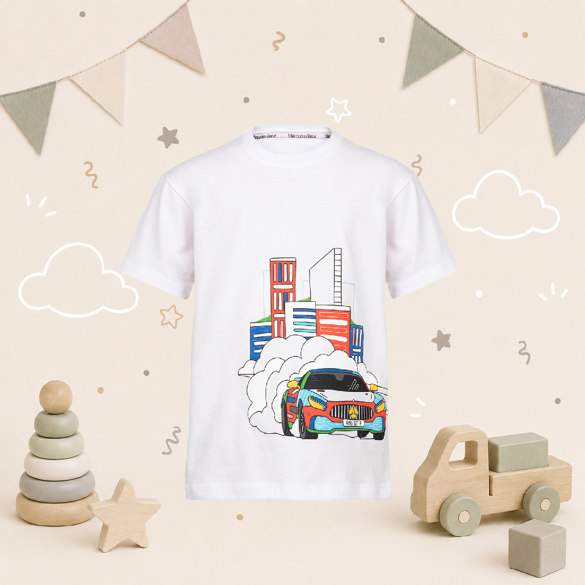 Remera Buenos Aires kids - Blanco