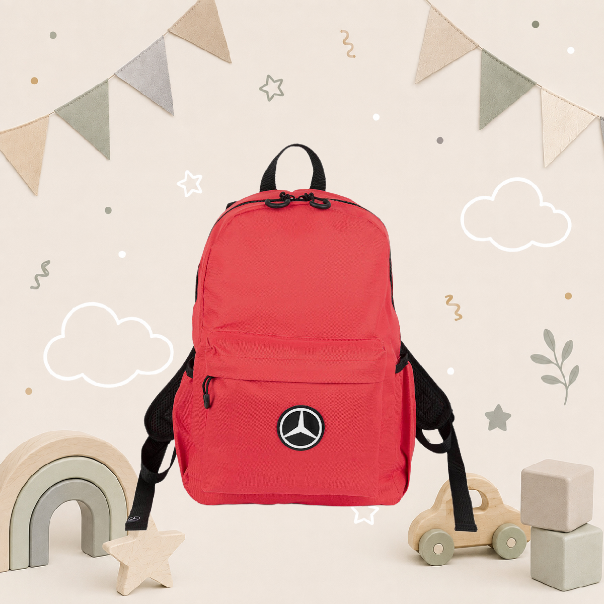 Mochila Mercedes-Benz - Rojo